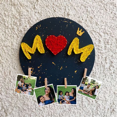 Buy Photo-Personalized Mom String Art Nameplate Online On Zwende