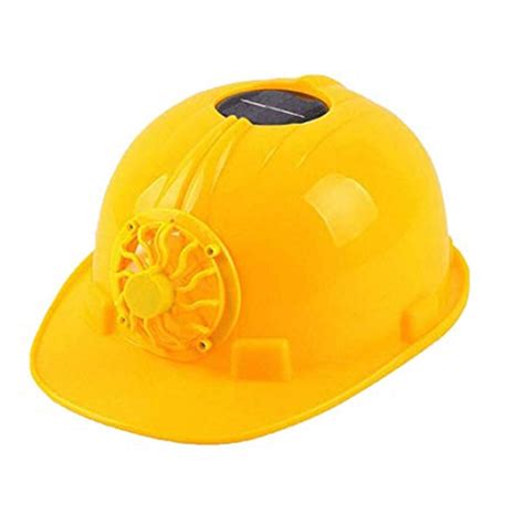Outdoor Solar Power Cooling Fan Safety Helmet | Ubuy India
