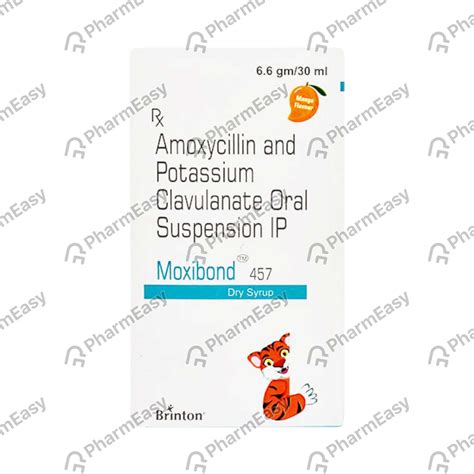 Moxibond 457mg Mango Flavour Bottle Of 30ml Syrup: Uses, Side Effects ...