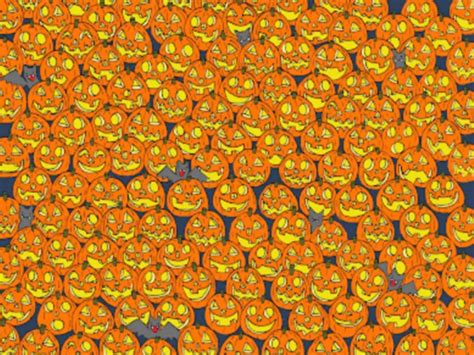 A Trick Of The Eye: Spot The Jack-o'-lantern Without A Nose