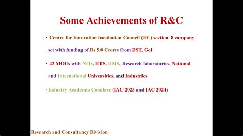 Research And Consultancy