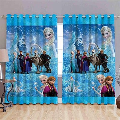 Buy HOMECRUST Digital Print Snow White Fabric Window Curtains ...