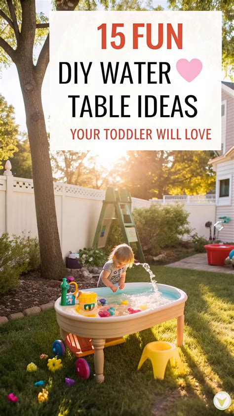 15 Fun DIY Water Table Ideas Your Toddler Will Love