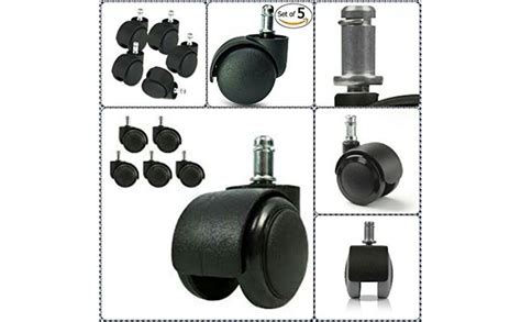 Breewell 360 Degree Swivel Rotation Chair Wheel for Universal Standard ...