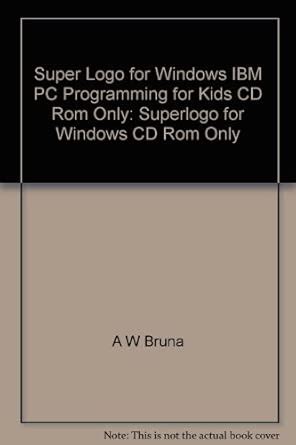 Superlogo for Windows CD Rom Only (Super Logo for Windows IBM PC ...