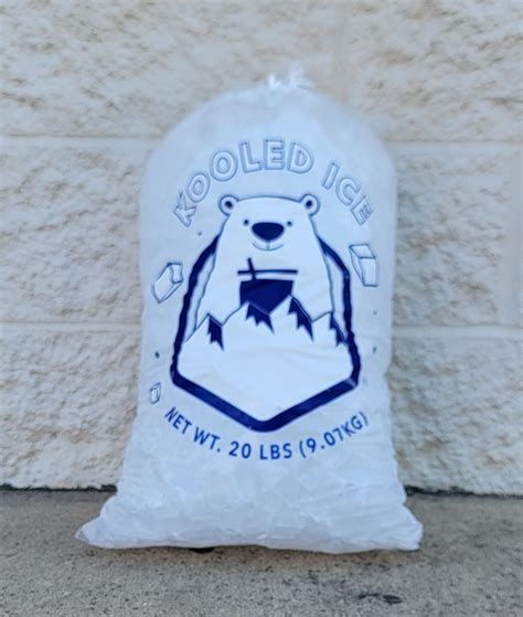 20 lb Ice Bags with Drawstring 15 x 23 x 1.85 mil Case:250-