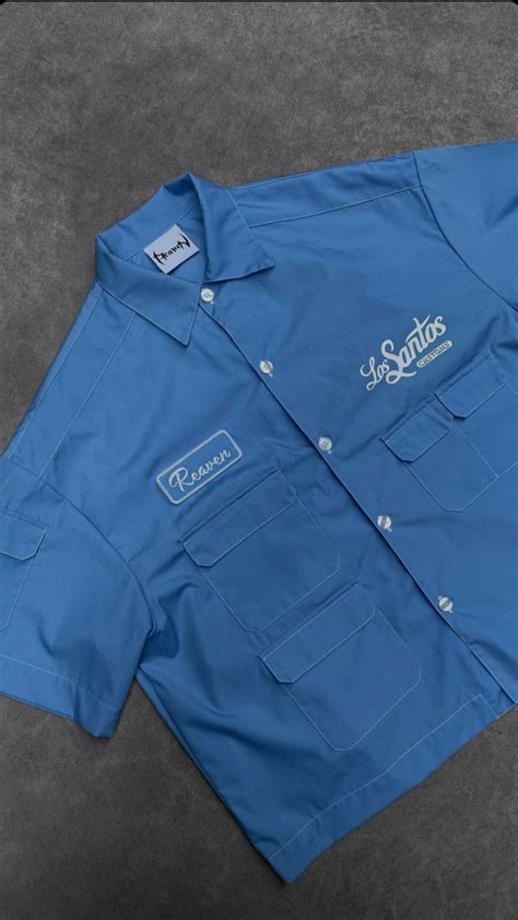 reaven | Work shirt designs, Work shirt outfit, Mens outfits