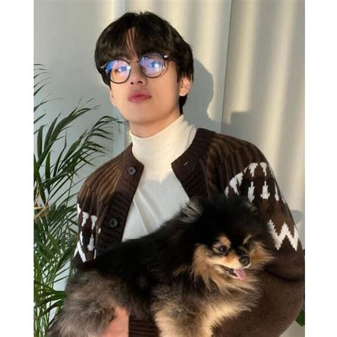 BTS’ V aka Kim Taehyung is a doting dad to Teacup Pomeranian, Yeotan ...