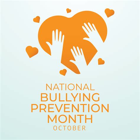 National Bullying Prevention Month design template good for celebration ...
