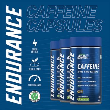 Applied Nutrition Pure Caffeine 100mg x 90 Capsules | Holland & Barrett