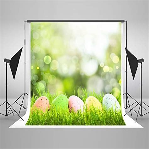 Kate 5ft(W) x7ft(H) Spring Easter Photography Props Easter Eggs Grass ...