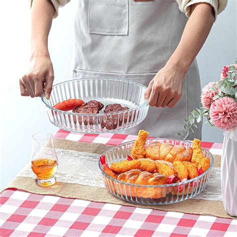 2 Pcs Glass Pie Pan for Baking Review - Cooking Appliance World