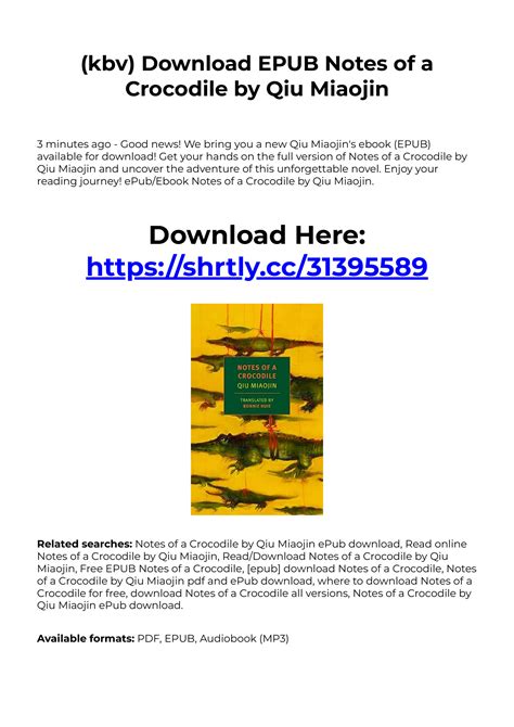 notes-of-a-crocodile.pdf | DocDroid