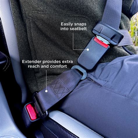 ProElite Black Seat Belt Extender