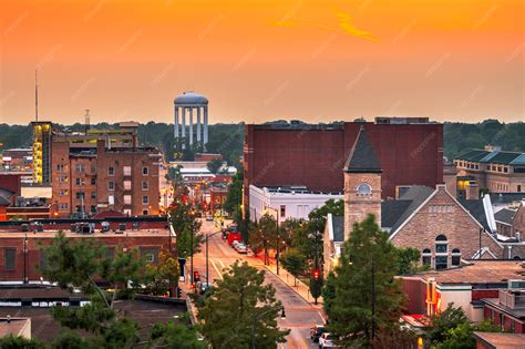 Premium Photo | Columbia missouri usa downtown city skyline