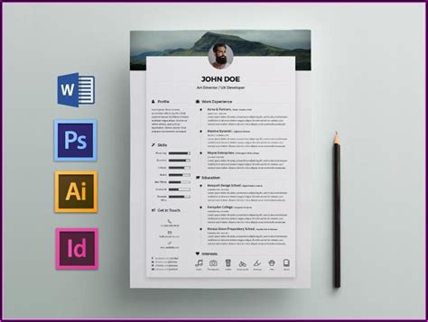 Image result for InDesign CV Template