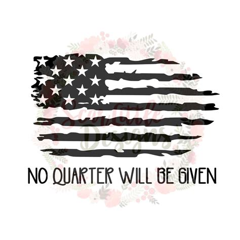 Black Flag/no Quarter/will Be Given/rights/conservative/freedom/patriot ...