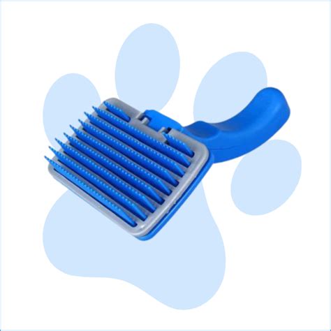Plastic Slicker Brush with Press Key – dogtownindia