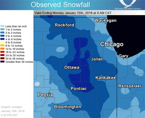 January 14-16, 2018: Widespread Snowfall Event Followed by Lake Effect Snow