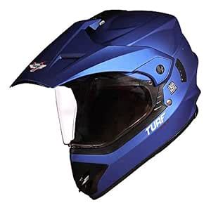 Steelbird Off Road Turf Motocross Aerodynamic Helmet for Man Adventure ...