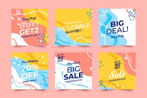 Sales instagram post collection | Free Vector