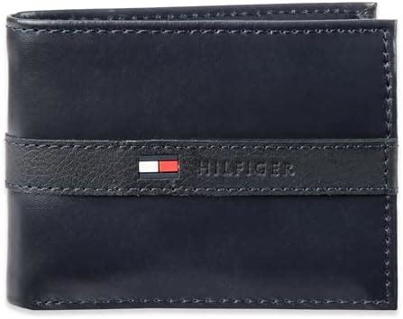 Buy Tommy Hilfiger Darwin Leather Passcase Wallet for Men - Navy ...