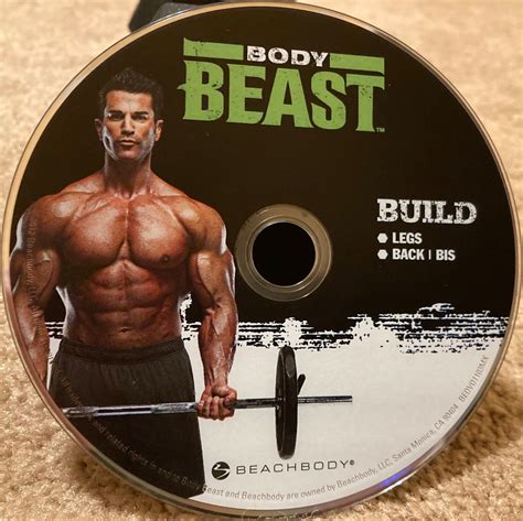Beachbody BODY BEAST - BUILD: Legs, Back | Bis Replacement DVD | eBay ...