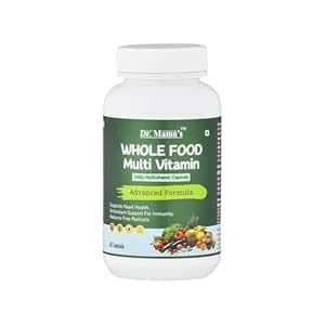 Dr. Mama Whole Food MultiVitamin Advanced Formula, Daily Multivitamin ...