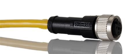 1406244 Phoenix Contact | Phoenix Contact Straight Female 4 way M12 to ...