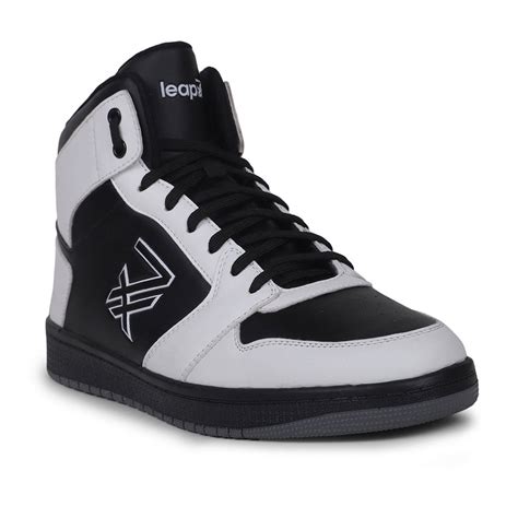 Buy Leap7x Casual Black Lacing Sneakers For Men JAXEN-2E By Liberty