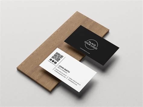 QR Code Business Card Template 的图像结果