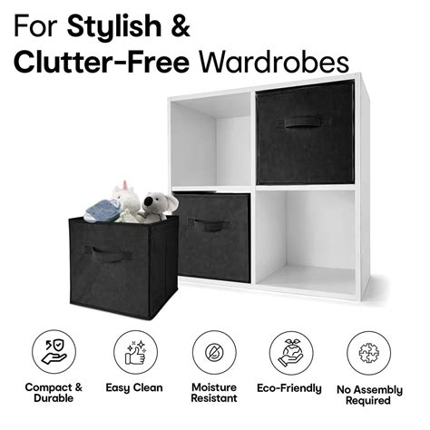 Buy Anko Cube Storage Box- Pack of 6 Online