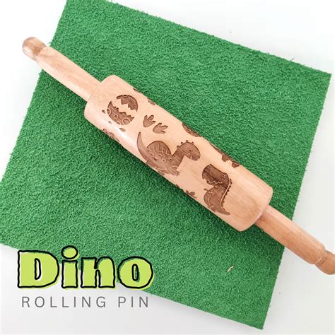 Dino Theme Play Dough Rolling Pin