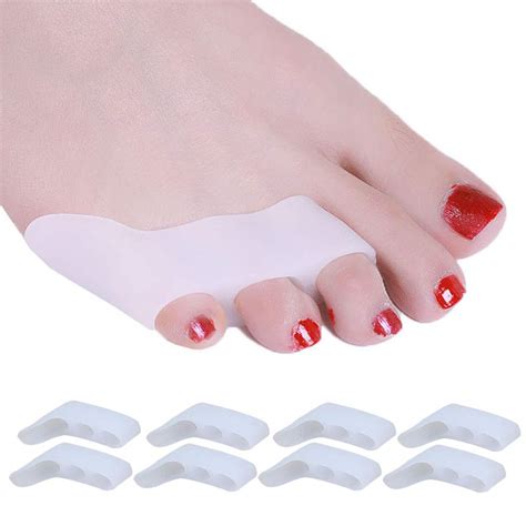 Pinky Toe Straightener, Pack of 8 Little Toe Separator for Tailors ...