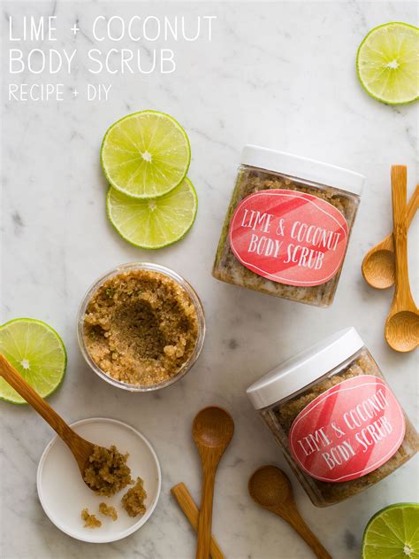 Lime and Coconut Body Scrub (spoon fork bacon) | Coconut body scrubs ...
