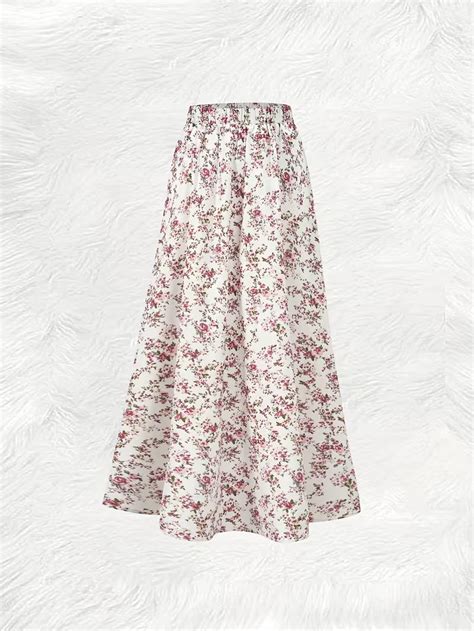 Floral Skirt Breeze Maxi A Romantic Floral Statement with Fluid Moveme ...