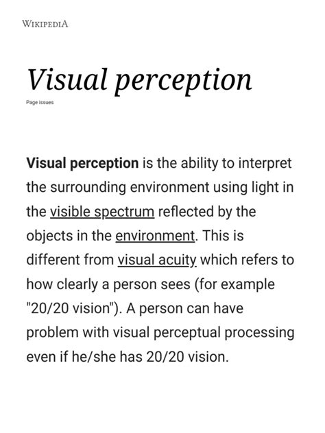 Visual Perception Meaning 的图像结果