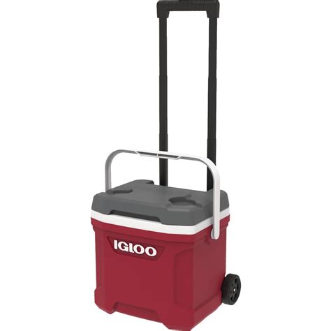 Igloo Latitude 16 Qt. 2-Wheeled Cooler, Red 34806 - Walmart.com