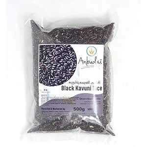 Anbudai Black Kavuni Rice -500 grm : Amazon.in: Grocery & Gourmet Foods