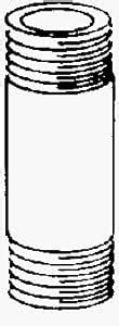 Mueller BK Products Schedule 80 3/4 in. MPT x 2 in. L PVC Nipple ...