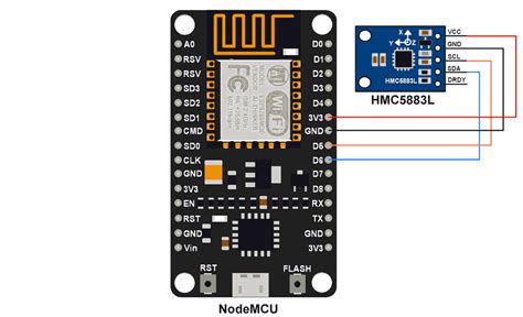 Image result for Magnetometer Using Nodemcu