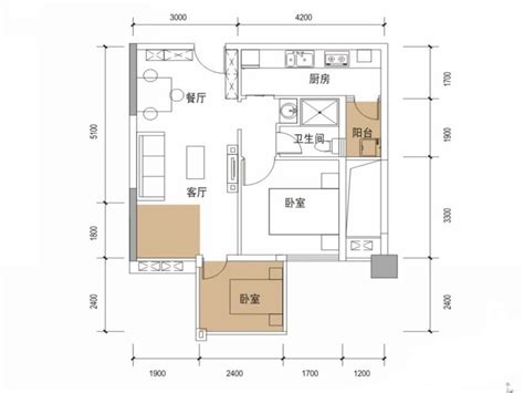 116平米三室二厅简单装修图