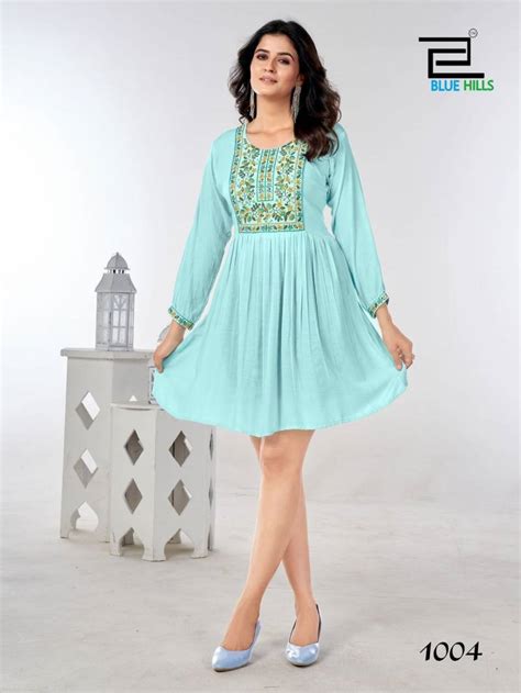 Blue Hills Bloom Vol 3 Fancy Short Kurti Collection