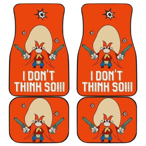 Looney Tunes Car Floor Mats Looney Tunes Yosemite Sam I Don't Think So ...