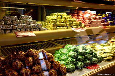 Foil wrapped chocolate desserts; photo 136688 from Greece