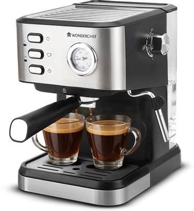 WONDERCHEF Regenta Espresso Coffee Machine With Steamer for Cuppuccino ...