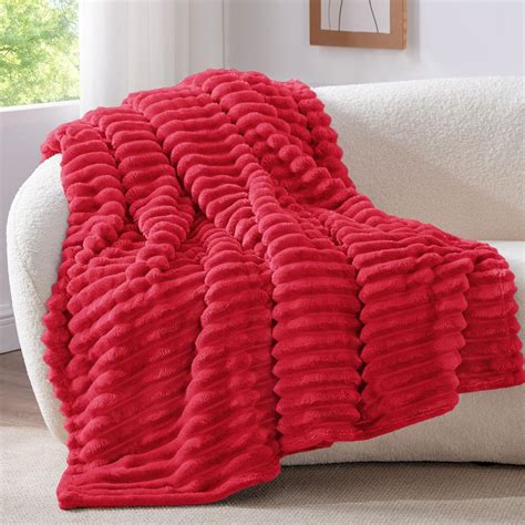 Amazon.com: BEDELITE Fleece Throw Blanket for Couch, 300GSM Soft & Warm ...