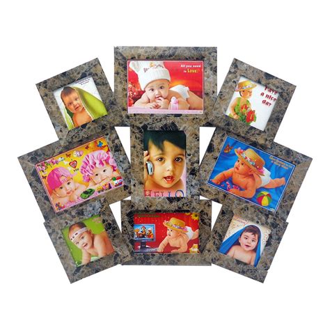 ART N HUB Wall Hanging Collage Frame of 9 photos (3 photos of 7x5 ...