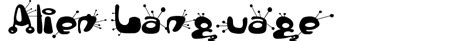 Alien Language Font 的图像结果