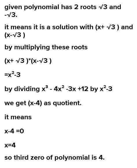 Find the term of a polynomial x cube minus 4 x square minus 3x+2 ...